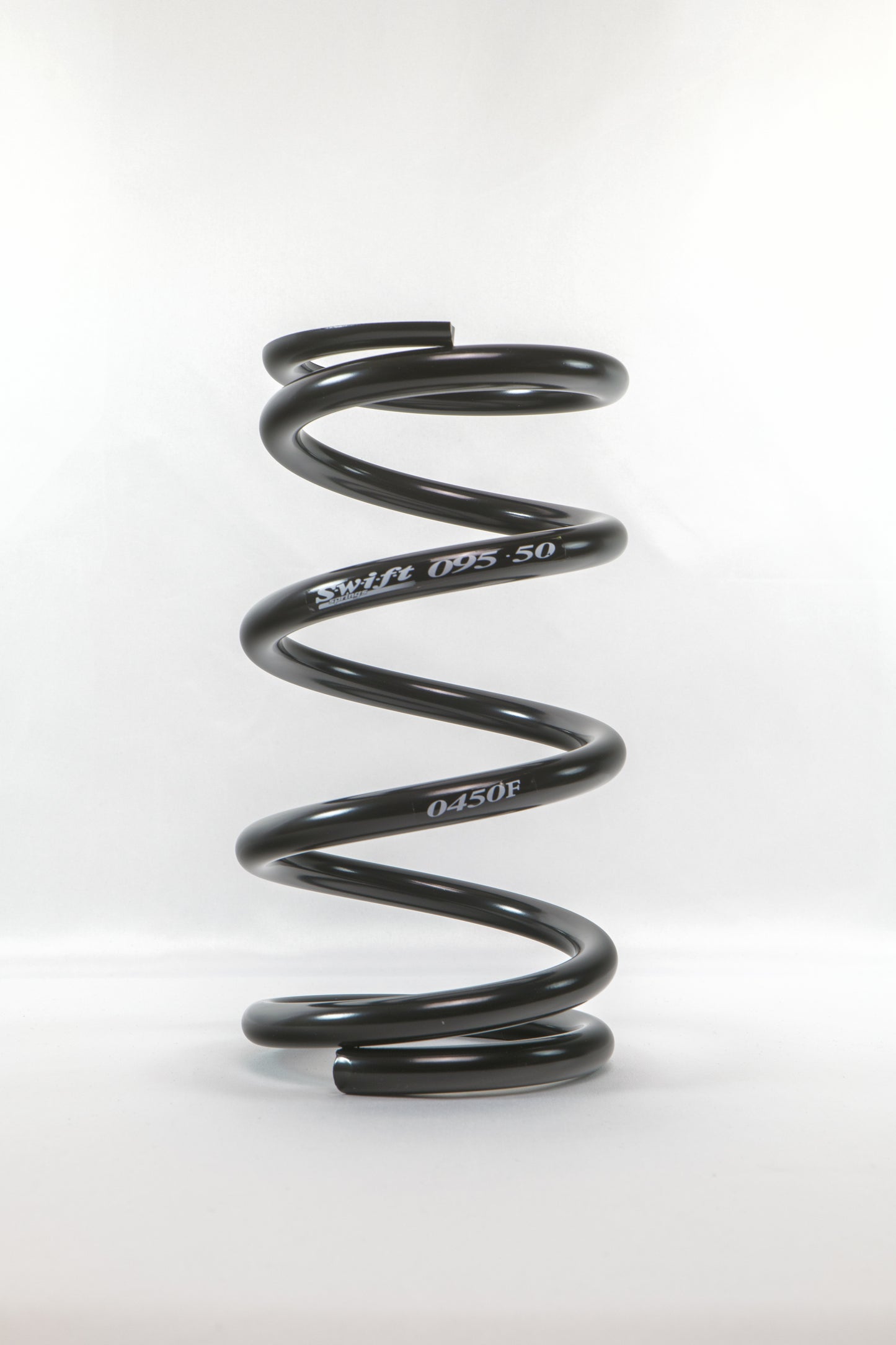 Standard Conventional High Travel Front Spring - 9.5" Length | 5" OD | 450lbs/inch - Swift Springs USA