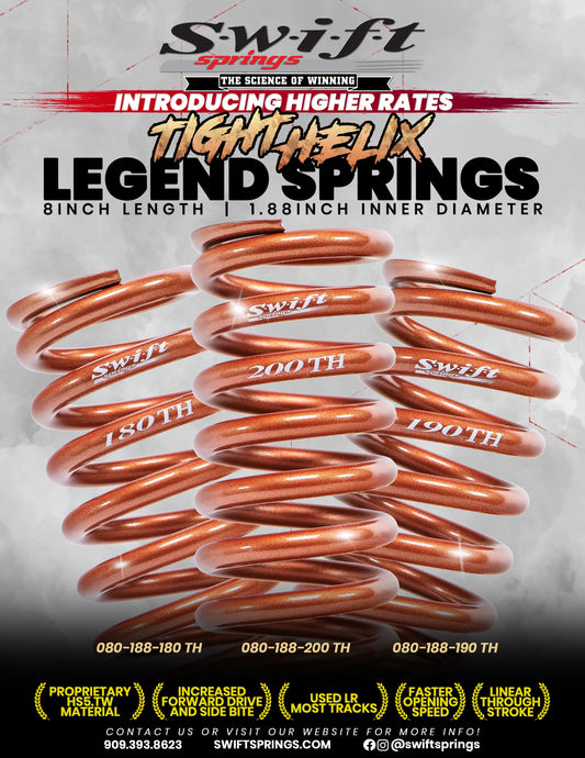 New Additional Higher Rate Legend Springs Tight Helix Type