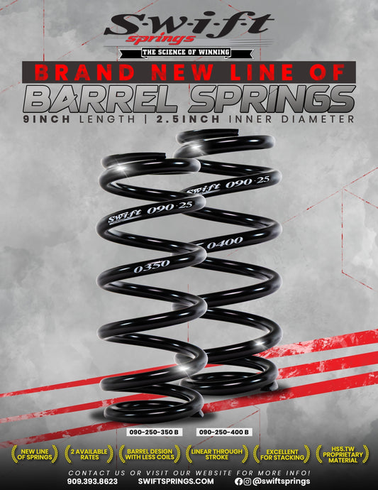 All-new length of Barrel Springs
