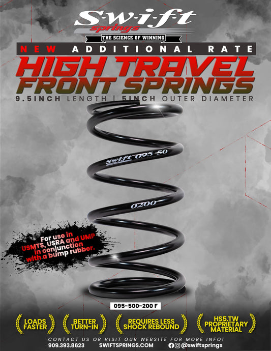New High Travel Front Spring Rate | 200lb Rate