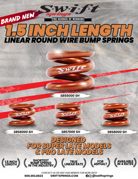 All-New 1.5" Linear Round Wire Bump Springs!