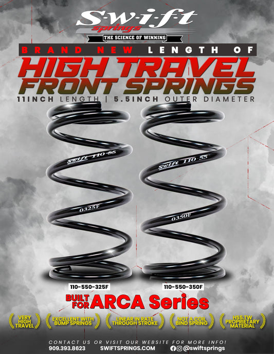 New High Travel Front Spring Length