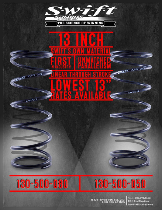 Lowest 13in rates conventional springs