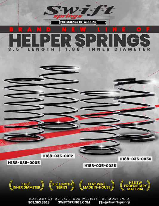 Brand New Series of Helper Springs!