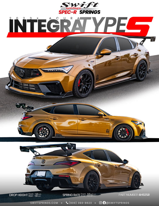 Now Available | 2023+ Acura Integra Type S Spec-R Springs