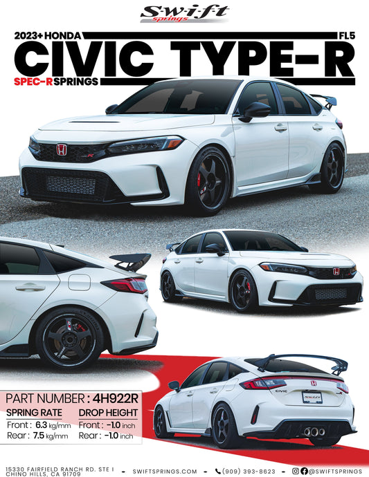 Now available | 2023+ Honda Civic Type-R Swift Spec-R Springs