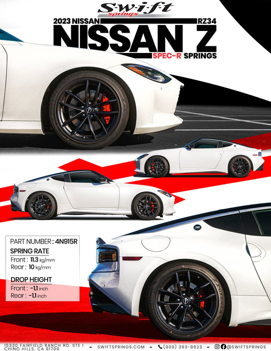 Now available! | 2023+ Nissan Z (RZ34) Spec-R Springs