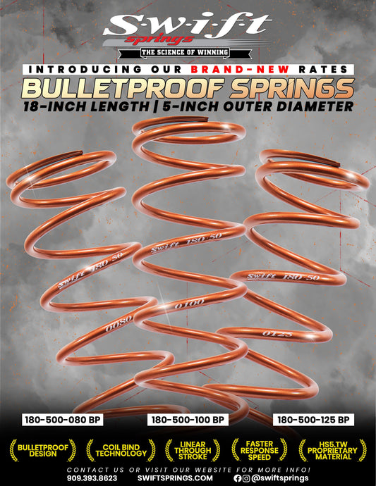 Additional 18in Length Bulletproof Spring Rate