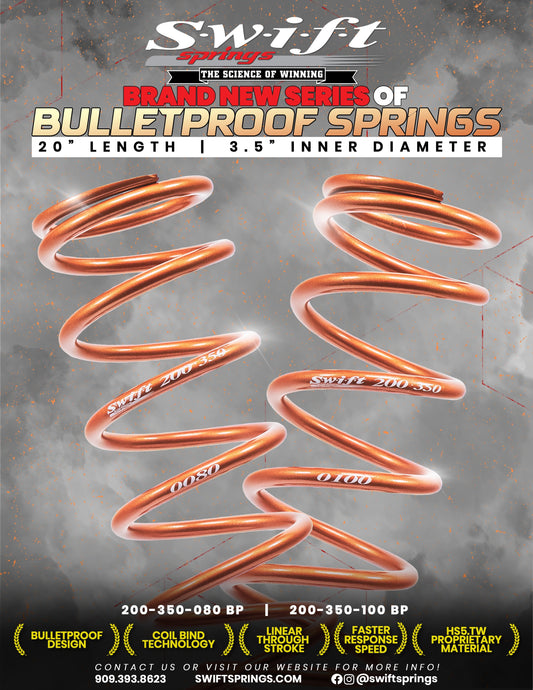 Brand new series of 3.5in Inner Diameter 20in Length Bulletproof Springs