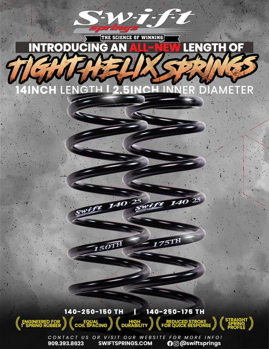 Brand new 14in Length Tight Helix Springs