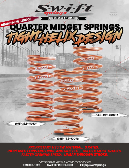 All-New Quarter Midget Tight Helix Springs!