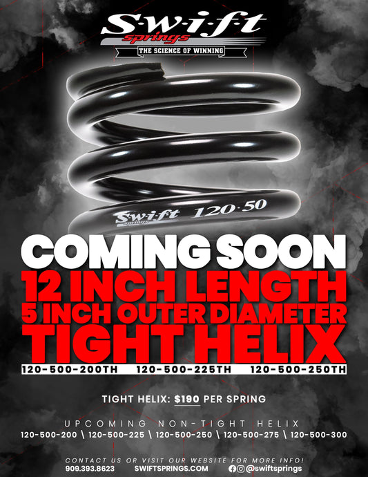 Coming Soon! 12" Length 5" OD Tight Helix!