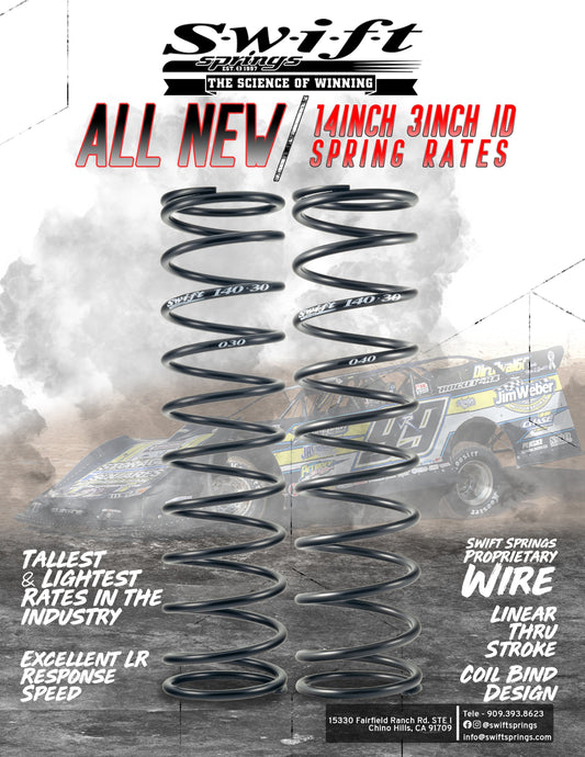 Swift Springs All New 14Inch 3"ID Spring Rates!