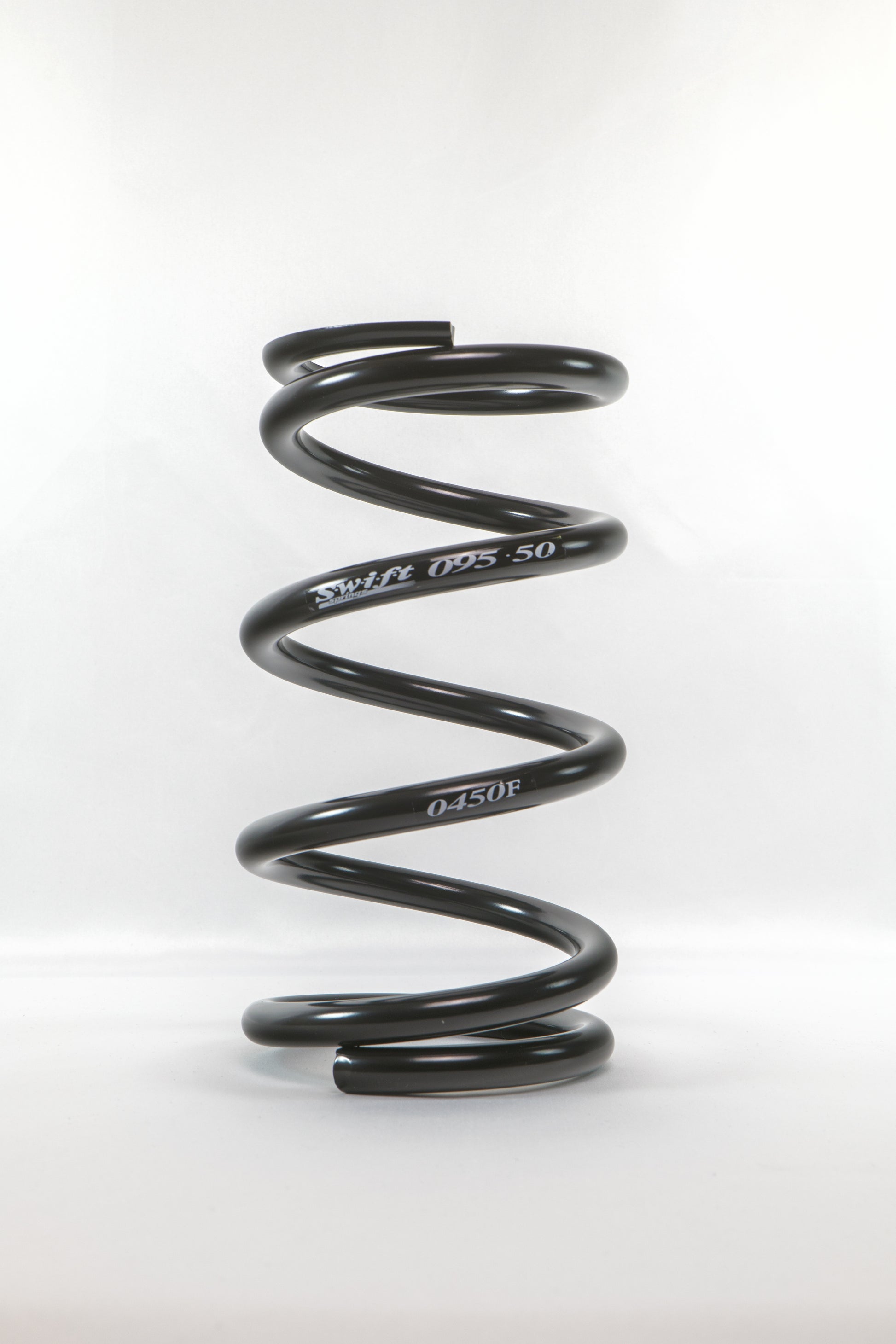 Standard Conventional High Travel Front Spring - 9.5" Length | 5" OD | 450lbs/inch - Swift Springs USA