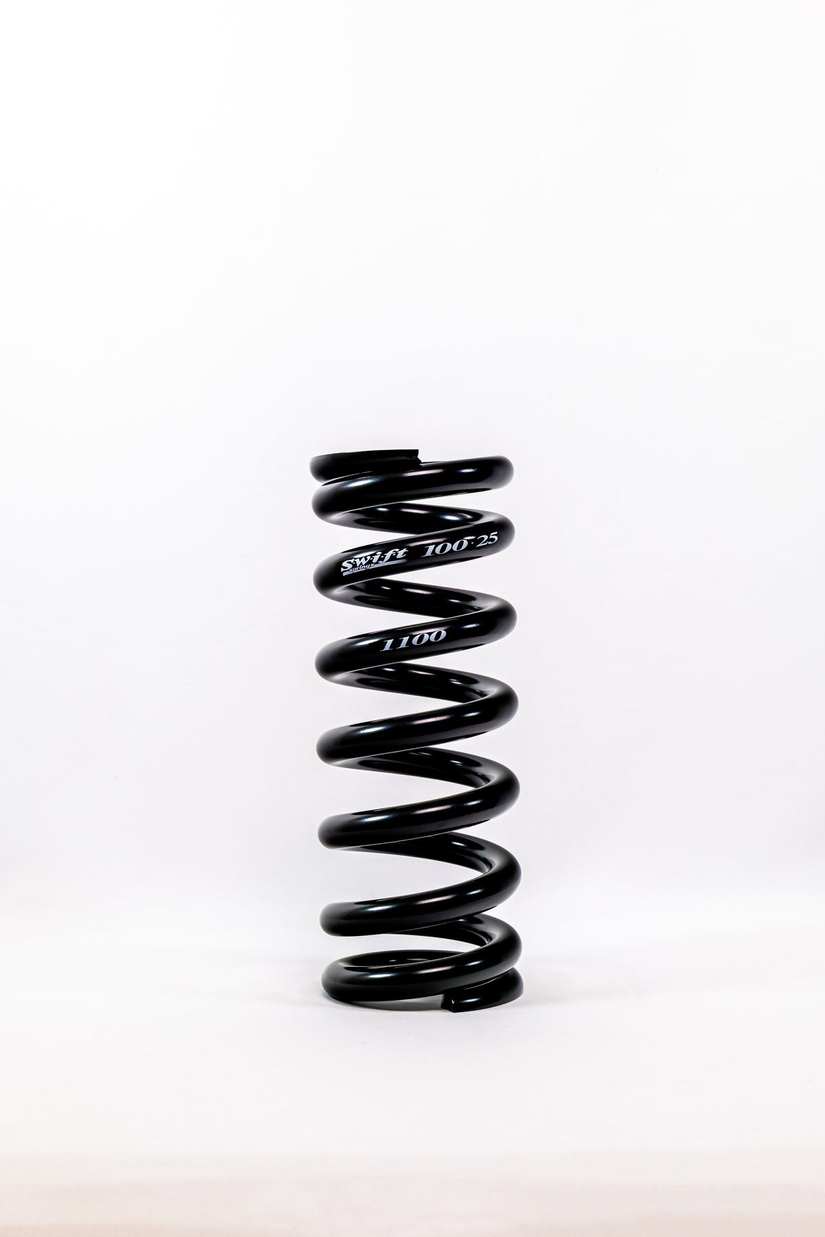 10" length Zero Ride Height Front Spring designed for Late Model Stock in a 1100lb spring rate.