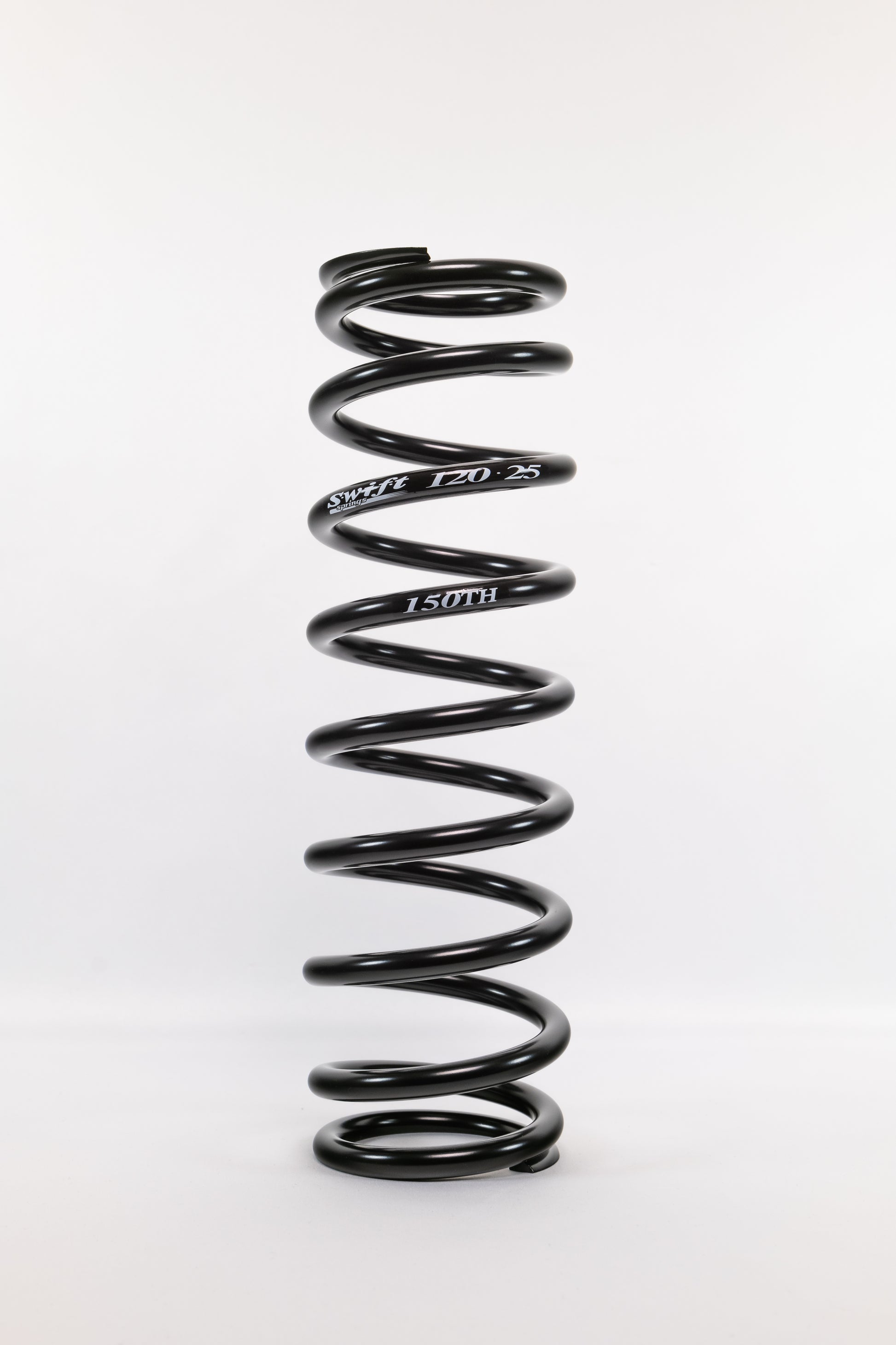 Standard Coilover Tight Helix Spring - 12" Length | 2.5" ID | 150lbs/inch - Swift Springs USA