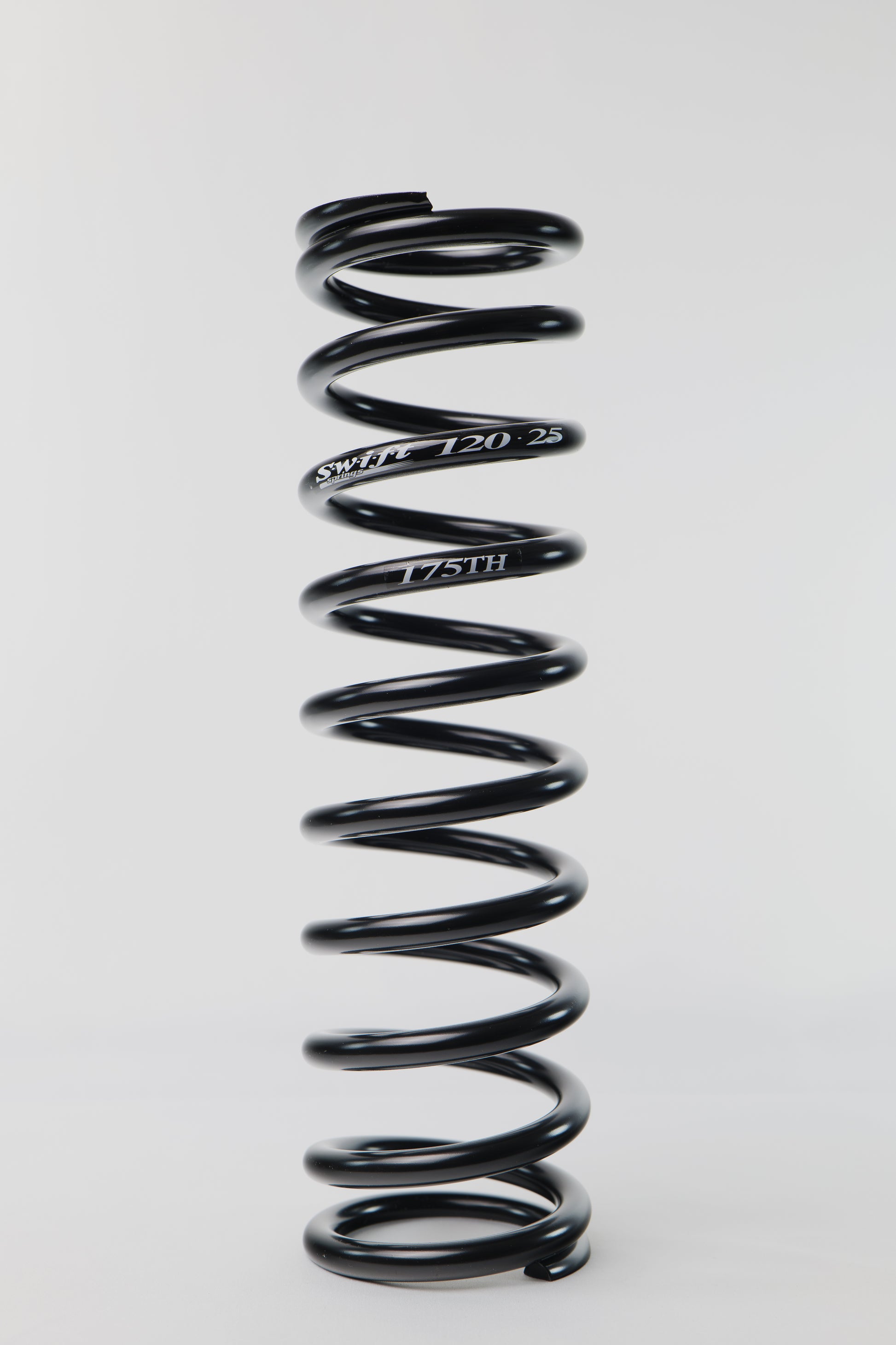 Standard Coilover Tight Helix Spring - 12" Length | 2.5" ID | 175lbs/inch - Swift Springs USA