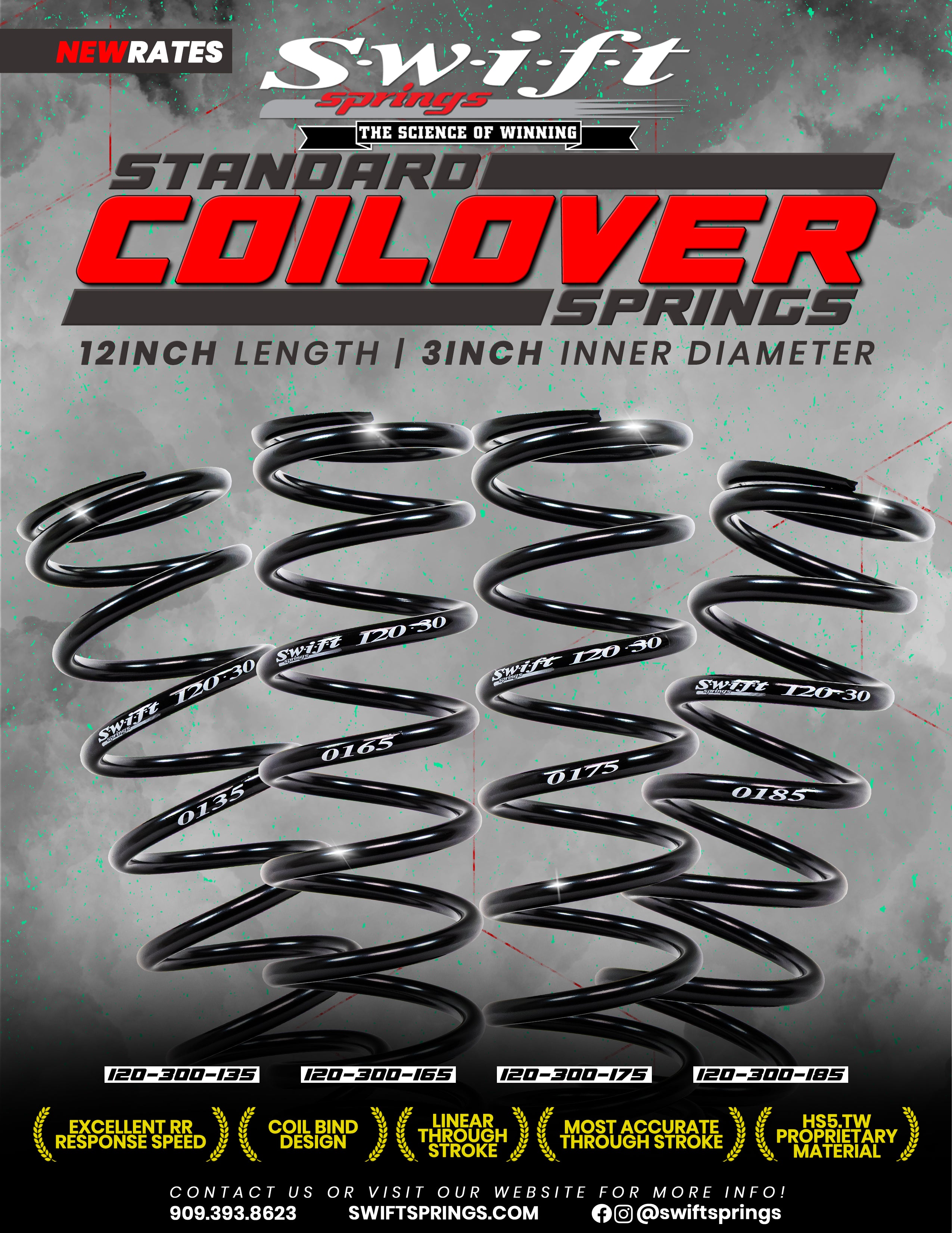 Standard Coilover Springs - Press Release – Swift Springs USA