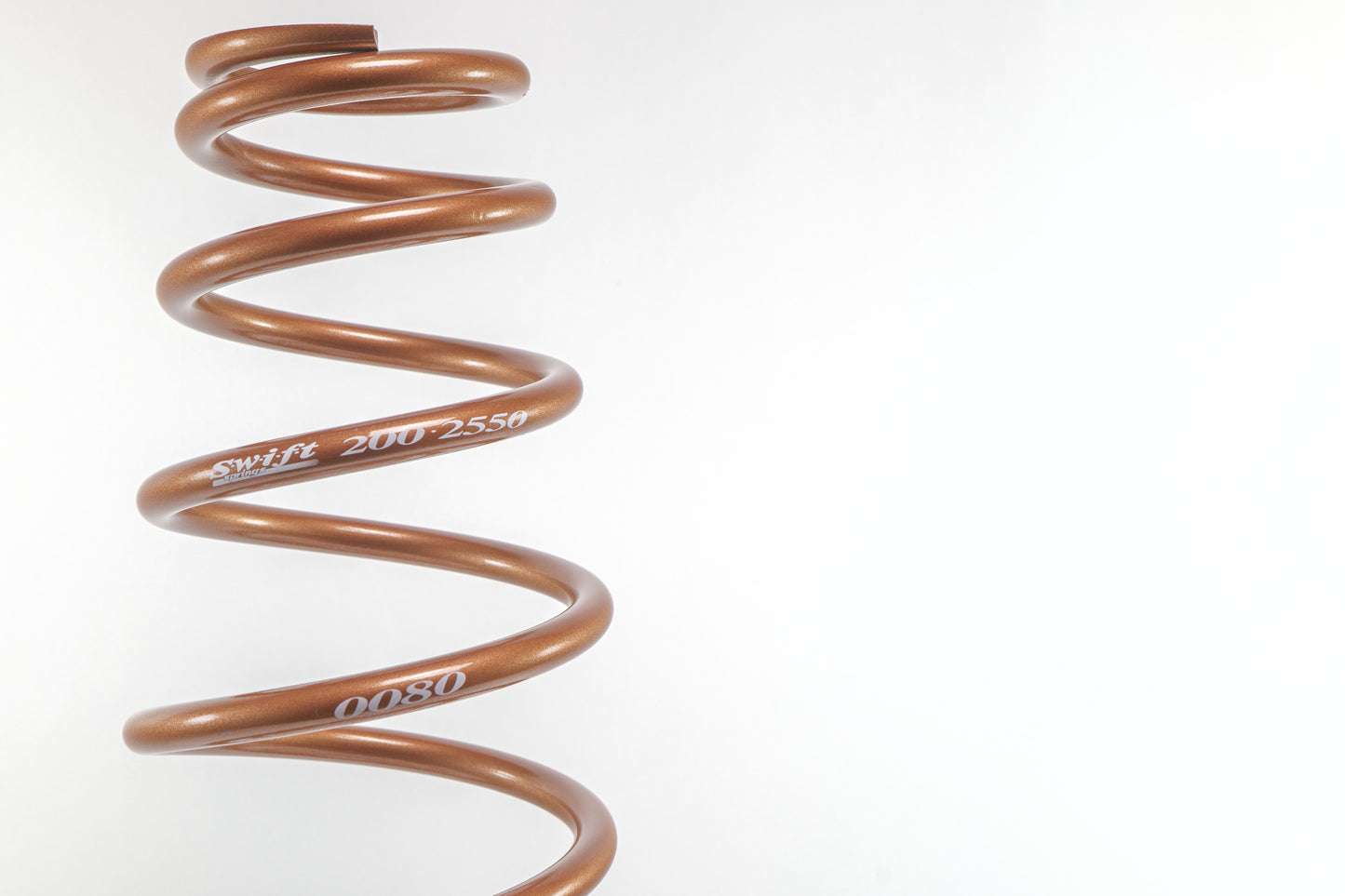 Standard Coilover Conical (BP) Spring - 20" Length | 2.5" ID/5.0" OD | 080lbs/inch - Swift Springs USA