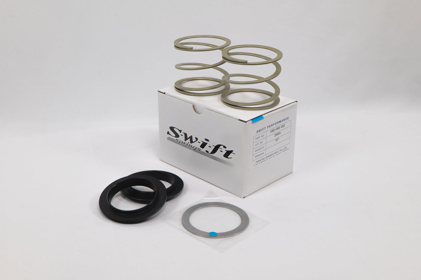 Flat Wire Helper Spring - 60mm Length | 60mm ID | 0.2kfg/mm
